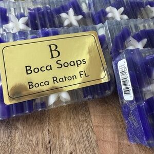 Set of 5 large Jasmine Lavender highly scented soap set